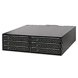ICY DOCK Full Metal 6 x 2.5 SAS/SATA HDD/SSD Mobile Rack Enclosure for 5.25" Bay | ToughArmor MB996SP-6SB