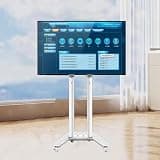 LBAawxe Mobile TV Cart for 32-60 Inch TVs - Height Adjustable TV Stand, Up to 37.5kg