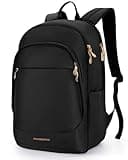 LIGHT FLIGHT Travel Backpack for Women, 15.6 Inch, Black