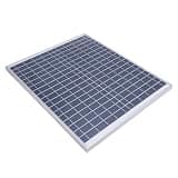 Naroote Monocrystalline Solar Panel, Portable Sun Charger, Lightweight PV Power Pack with Aluminum Frame, Ideal for Camping, Travel, RV, Boat & Motorcycle (20W)