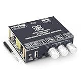 XY-T2001P Mono Amplifier Board with TWS, 200W Power Output, Vehicle Amplifier Wide Voltage Input 12-30V, Supports USB/AUX/Bluetooth