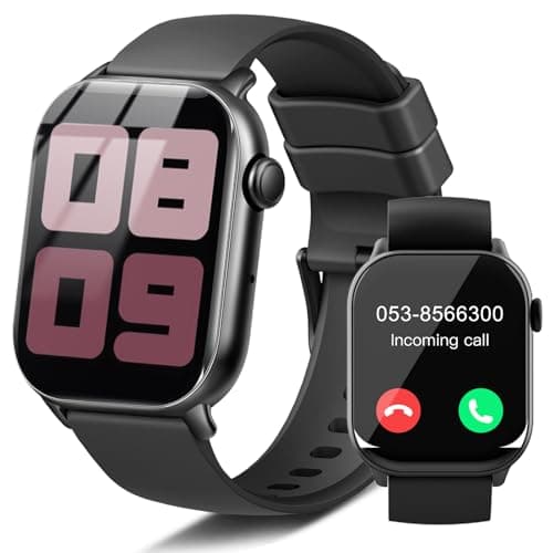 Jugeman Military Smart Watch for Men, 1.43” AMOLED Fitness Watch (Brown)