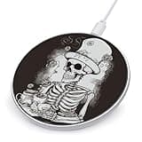 Skeleton Chef Wireless Charger Magnetic Phone Induction Charger 10w Fast Wireless Charging Station Compatible with iPhone 17 16 15 14 13 12 Pro Max Samsung Galaxy S25 S24 S23