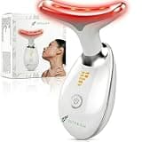 Eden & Elm - Face & Neck Sculpting Massager – 7 Color LED Beauty Tool for Firm-Looking Skin, Jawline Contouring & Daily Lift Routine – Ergonomic Curved Wireless Skincare Device