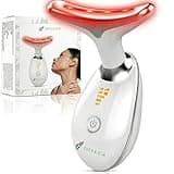 Eden & Elm - Face & Neck Sculpting Massager – 7 Color LED Beauty Tool for Firm-Looking Skin, Jawline Contouring & Daily Lift Routine – Ergonomic Curved Wireless Skincare Device