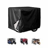 Generator Cover for Westinghouse WGen9500 2018–2025, Heavy Duty Indoor and Outdoor Storage Cover, Water Resistant Dustproof Protective for Generators,A Black