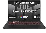 ME2 Customized Laptop, Created Using ASUS TUF Gaming A15 15.6" 144Hz FHD Laptop (AMD Ryzen 9 7940HS, RTX 4070 8GB, 16GB/32GB/64GB DDR5 RAM, 1TB/2TB/4TB/8TB PCIe SSD, RGB Backlit KB, Wi-Fi 6, Win11Pro)