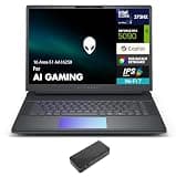Alienware 16 Area-51 AA16250 AI Gaming Laptop 16.0" WQXGA (Intel Ultra 9-275HX, GeForce RTX 5090 24GB, 64GB DDR5, 2TB PCIe SSD, Win 11 Pro) w/USB-C Dock
