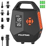 Electric Paddle Board Pump Rechargeable, 20PSI SUP Pump 12000mAh Paddleboard Pump with Inflation & Deflation, Auto-Off, Portable Air Pump for Inflatables, Kayak and Air Mattress