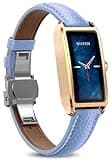 Elegant Smart Watch for Women Fitness Tracker with Step Counter Calorie Tracker Heart Rate Monitor Sleep Tracker IP68 Waterproof Activity Tracker Bracelet with AMOLED Touchscreen for iOS Android