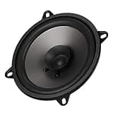 Omquot Car Coaxial Speaker, High Quality Sound 400W for Car Audio Lovers, Rubber + Magnet 5 Inches Black