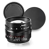 DSLR Camera Lens, 50mm F0.95 APS-C Manual Focus Lens,Compatible for Sony E Fuji X M43 Canon EF-M RF Nikon Z Mount Camera(E)
