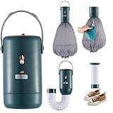 Mini Dryer with Telescopic Tube, 3-in-1 Ultraviolet Lamp, Portable Clothes Dryer for Underwear, Swimwear, Socks, Home and Travel Use