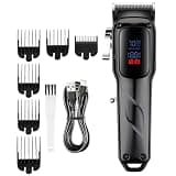 DAXXIN Hair Clippers, Professional Barber Hair Trimmer for Men Adjustable Rechargeable Hair Clipper Electric Hair Cutting Machine Cordless