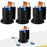 Acellegic 3 Pcs Paddleboard Cup Holder 2-in-1 Paddle Board and Kayak Drink and Phone Holder Paddle Board Accessories for Surfboards, Canoes, Sups, Kayaks, Boats (Black)