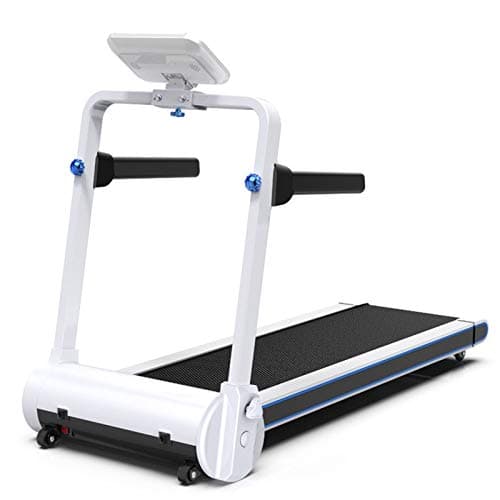 Folding Treadmill Electric Motorized Power Walking Jogging Running Exercise Fitness Machine Trainer Equipment for Home Gym Office Space Saver Easy Assembly