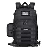 MOSISO Camera Backpack, DSLR/SLR/Mirrorless Tactical Camera Bag Case with Laptop Compartment Compatible with Canon/Nikon/Sony, Black