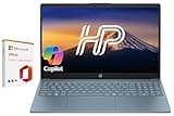 HP 15.6" Business & Student Laptop Computer with 1-Year Office 365 & AI Copilot Included, Plus·ERA Customized 4GB/8GB/16GB RAM 128GB UFS, Quad-Core Intel N200 Processor, Windows 11, Moonlight Blue