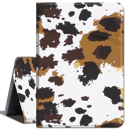 for All-New Kindle Fire 7 Tablet Case (12th Gen, 2022 Release),Slim Lightweight Smart Shell Stand Cover with Auto Wake/Sleep for Amazon Fire 7 Kids Tablet,Cow Leopard