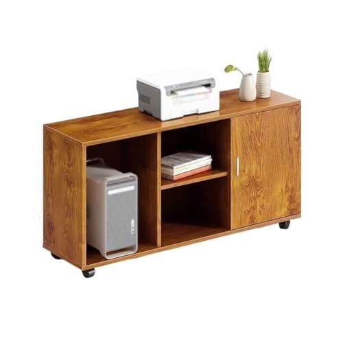 XJOYSL7921 File Cabinets Simple Drawer Cabinet Large Capacity Wooden Short Cabinet Office Sideboard File Organizer Storage Cabinet Vertical File Cabinets