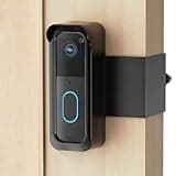 Blink Doorbell Mount, 2nd Gen Anti-Theft Blink Doorbell Camera Mount No Drilling with Rain Cover, Fit for Blink Video Doorbell 1st & 2nd Gen, No Block Sensor & Night Vision