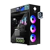 HP Omen 45L Gaming Tower Desktop, Intel Core Ultra 9 285K, GeForce RTX 5090, Up to 128GB DDR5, Up to 4TB SSD, Wi-Fi 6, CPU Cooling System, Thunderbolt 4, RJ-45, Win 11 Pro