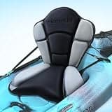 Thickened Kayak Seat with Back Support, Cushioned Paddleboard SUP Seat