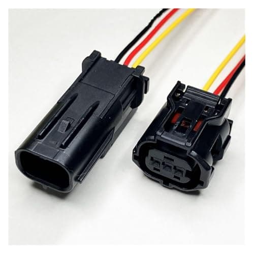 AICNRUT 0.6mm Series Meter with 15cm Wiring Reversing Harness Male Female Connectors 2p4p6P 8Hole (3P Line,1 Set)