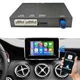NAVIVOX Wireless Carplay/Android Auto Adapter for Mercedes Benz A B CLA GLA C E ML GL GLK SLK, with NTG 5.0 System with Bluetooth, USB, Mirroring, Camera, Voice Control for Mercedes Benz Accessories