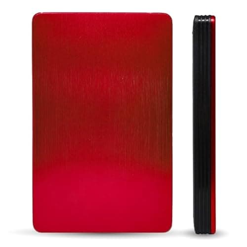 320 GB External Hard Drive, USB 3.0 Portable External HDD, High-Speed Data Transfer & Backup Storage for Laptop, Desktop, PC, PS3 & PS4 – Red