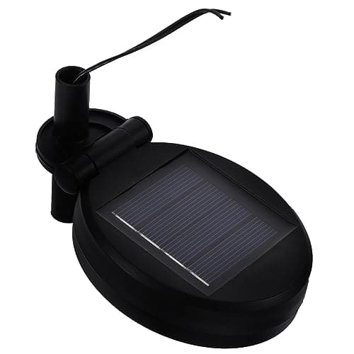 Milisten 2pcs Rotation Solar Charger for Outdoor Use Solar Panel Accessory for DIY Garden Lights Landscape Lighting and Ground Plug Lamps