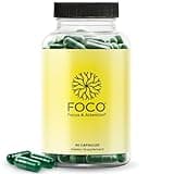 Think FOCO Capsules (13+) Natural Focus Supplement for Teens & Adults - Brain Nootropic for Concentration, Memory, Mental Clarity, Cognitive Enhancement Vitamins - Attention Supplements - Pack of 2