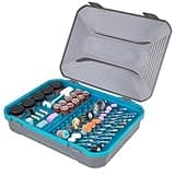 TOOLSBAT 302PCS Rotary Tool Accessories Kit, 1/8-Inch Diameter Shanks Universal Fitment, Rotary Tool Bits for Cutting, Sanding, Grinding, Carving, Polishing, Drilling and Engraving