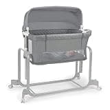 Ingenuity Dream Hero Starlight 3-in-1 Co-Sleeping Bassinet and Crib - Lume (Grey), Unisex, Newborn to 12 Months