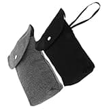 Kisangel 2pcs Waterproof Diaper Storage Bags with Lightweight Oxford Cloth and Wipeable Surface, Small Portable Diaper Organizer Pouches for Travel and Outdoor Adventures
