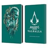 Head Case Designs Officially Licensed Assassin's Creed Volva Valhalla Compositions and Patterns Leather Wallet Case Compatible with Amazon Kindle Paperwhite 6
