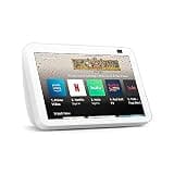 Echo Show 8 (2nd Gen, 2021 release) | HD smart display with Alexa and 13 MP camera | Glacier White