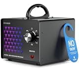 ONAMOR Ozone Generator Odor Eliminator 70000mg, High Capacity Ozone Machine Odor Removal Up to 6000 Sq.Ft, Ionizer Ozonator for Smoke, Car, Basement And Pet Room, Black