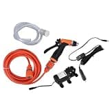 Jadpes 12V 72W Pressure Washer, Power Washer, High Pressure Cleaner with Intelligent Auto Start Power Off, Ideal for Car Washing, Garden Irrigation & Home