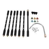 Pressure Washer Extension Wand Stainless Steel Gutter Cleaner Rod for Roof Cleaning