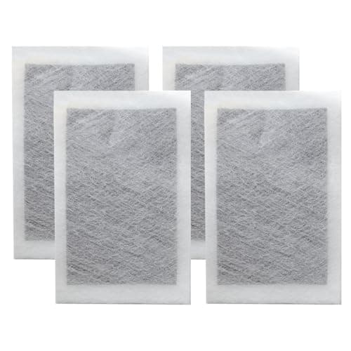 PUREBURG 16x25 Replacement Air Filter Compatible with Dynamic Air Cleaner 1RF1625C24X 1P1625C24 4-Pack Activated Carbon For Air Clean Dust VOCs Odor