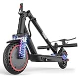 Electric Scooter for Adults- 19MPH, 21 Miles, Dual Suspension, 8.5" Solid Tires, 350W Motor, UL2272 Certified Foldable Commuting E Scooter with Dual Suspension,App Control