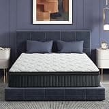 2 Queen Mattress 12 Inch, Firm Hybrid Memory Foam Mattress in a Box with Individual Pocket Springs, Pain Relief, Motion Isolation, Fiberglass Free, CertiPUR-US Certified 80"x 60" (White)