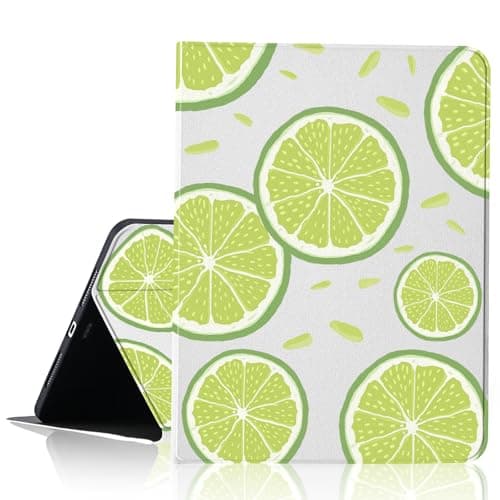 JOYLAND Refreshing Lime Tablet Case for iPad mini 7 (A17 Pro) 2024/iPad Mini 6 2021,Anti-Scratch Shockproof Stand Protective Cover with Pencil Holder