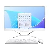PTZZHEDM 23.8" All-in-One Business Desktop Computer, i5-2520M,8GB RAM,1TB SSD,Windows 10 Pro,Mouse,Keyboard,WiFi,Bluetooth,Webcam