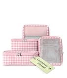 VANDEL Space-Saving Compression Packing Cubes for Kids + Women, Compressible Carry On Suit Case Organizer Luggage Kids Packing Cubes for Baby Bag Organizer Pouches for Luggage, Treavel Suitcase Cube