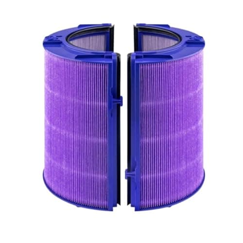Replacement Filter,Compatible With Dyson,HP04 TP04 DP04 TP05 DP05 Air Purifi-er Sealed Two Stage 360° Pure Cool Fan Combi Glass Filter(Purple Hepa)