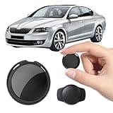 Car Tracker Compatible with Apple Find My(iOS Only)Mini Item GPS Tracking Device with Hidden Magnetic Case Anti Theft Locator No Subscription Global Network Waterproof for Vehicles Trucks Fleet Assets