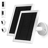 5W Solar Panel Compatible for Ring Camera Spotlight Cam Plus/Pro (Battery) Stick Up Cam/Pro Spotlight Cam Battery, with 10ft Cord IP65 Waterproof with Type-C to DC Adapter Cord-2Pack