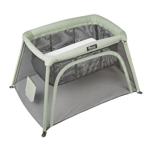 Babymoov Moov & Comfy 3-in-1 Travel Crib & Pack and Play, Lightweight Baby Playpen, Portable Play Yard and Infant Bassinet (Certified for Overnight Sleep US & Canada)